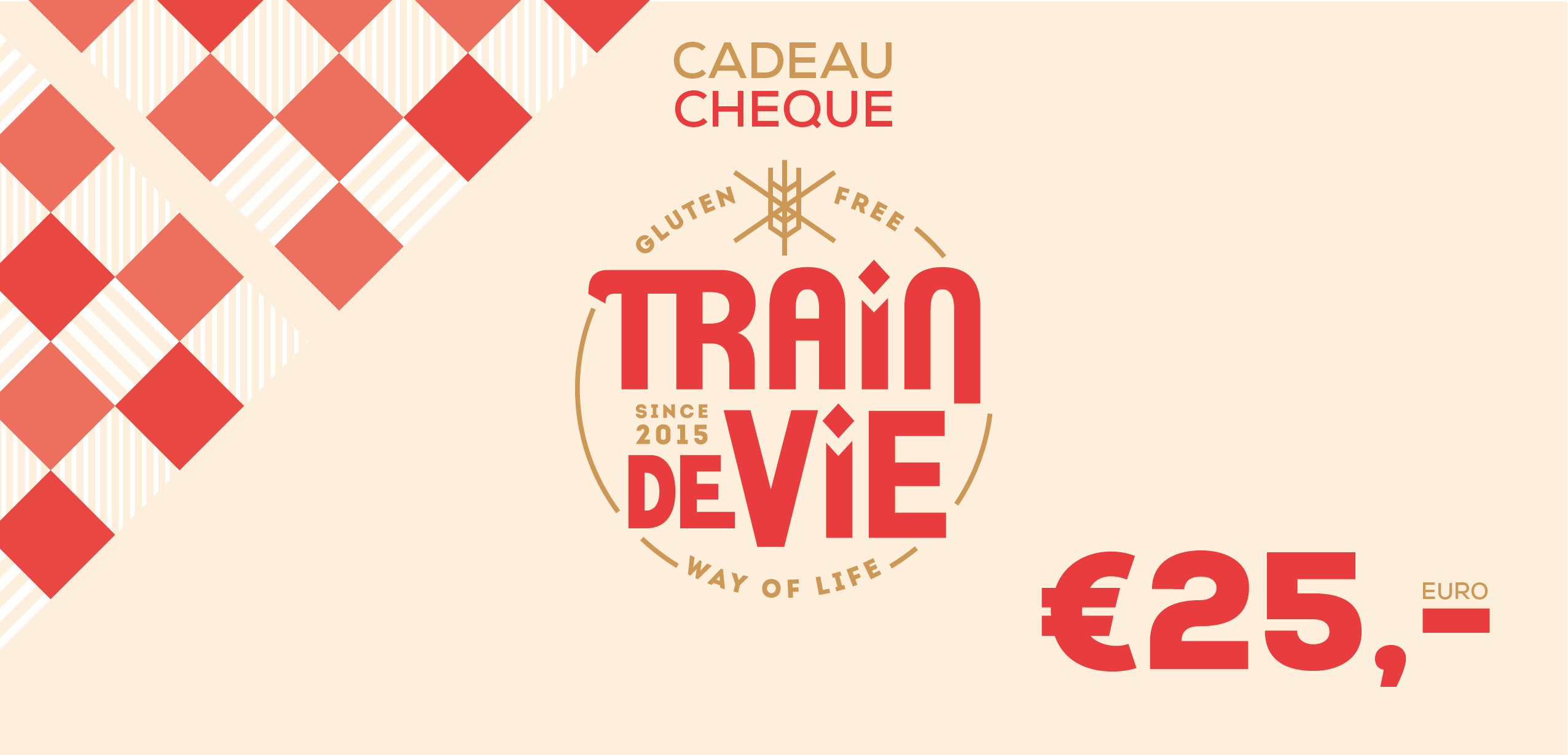 Cadeaucheque Traindevie – €25