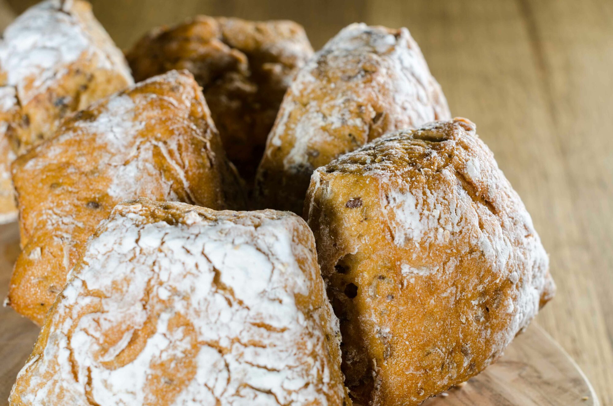 glutenvrije lactosevrije melkvrije bruine broodjes