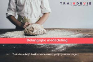 glutenvrije leveringen tijdens lockdown